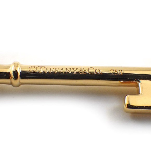 Tiffany Blossom Key Diamond Necklace Pink Gold - Picture 6 of 8